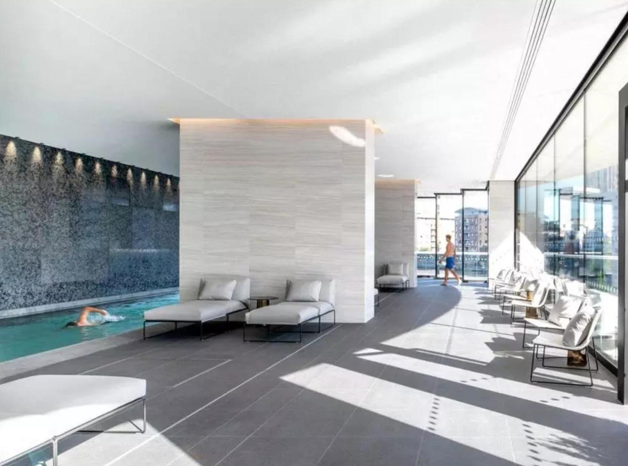Two Bedrooms Penthouse One Park Drive, Canary Wharf Londres Exterior foto