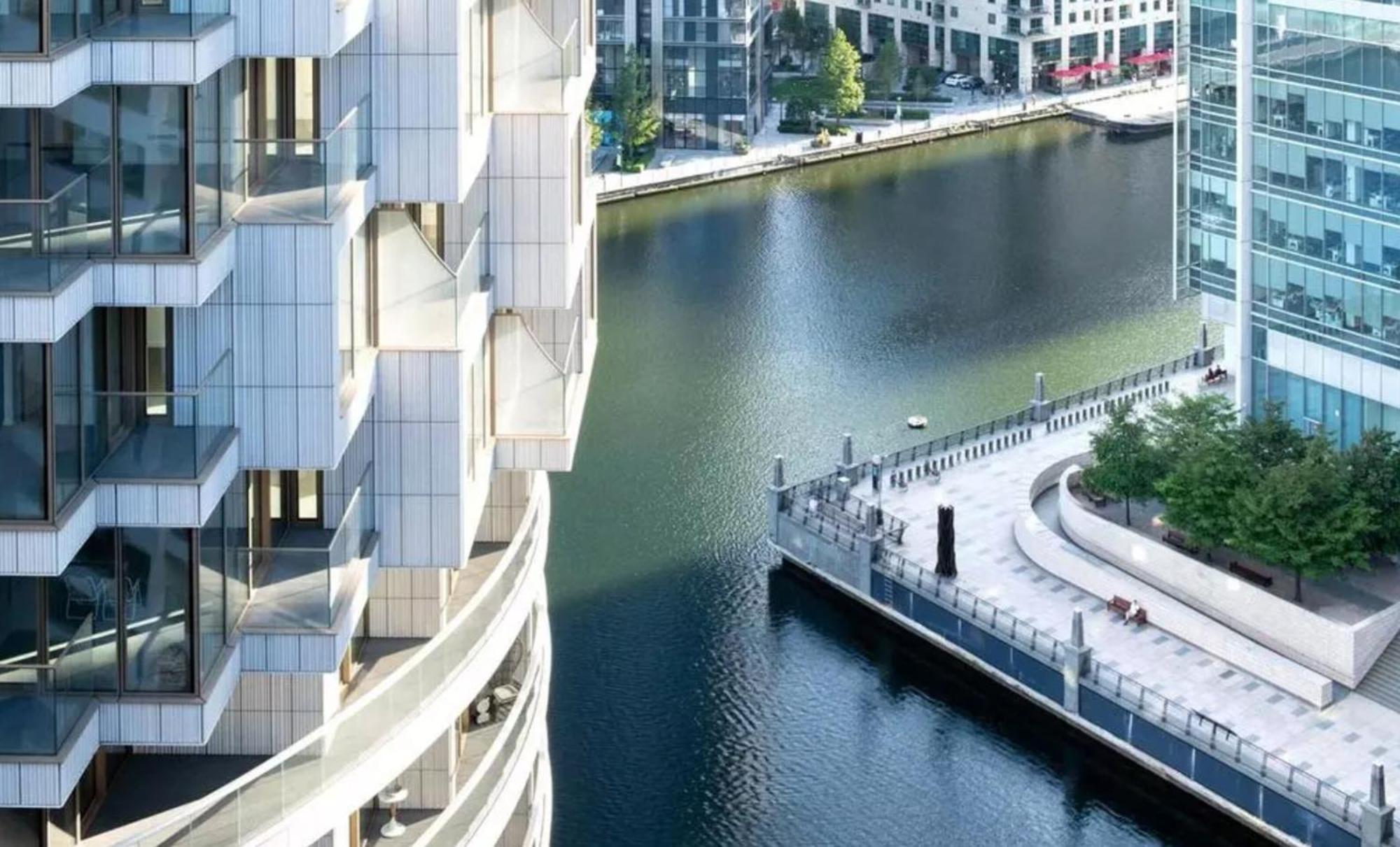 Two Bedrooms Penthouse One Park Drive, Canary Wharf Londres Exterior foto